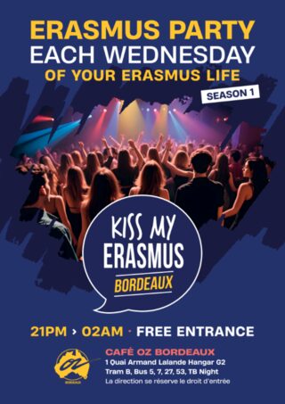 Kiss My Erasmus @ Café Oz Bordeaux