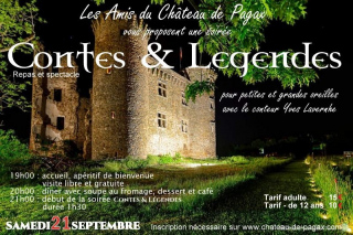 Dîner & soirée Contes & Légendes au Château de Pagax