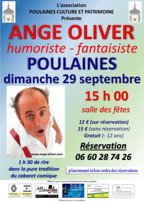 Humoriste Fantaisiste Ange Oliver