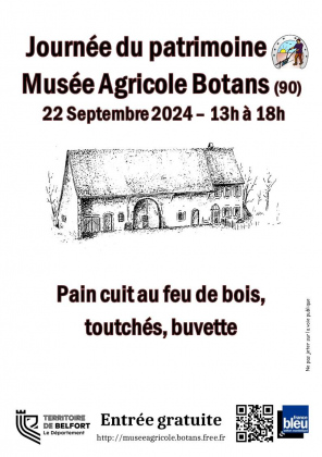 Journée du patrimoine au Musée Agricole de Botans le 22 septembre