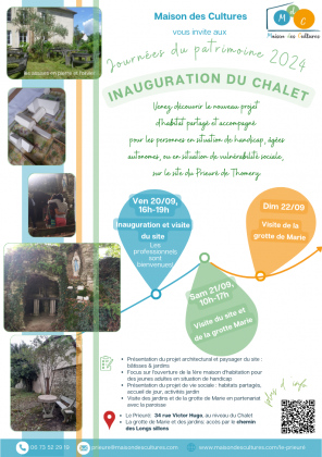 Inauguration de l'habitat partagé, au Prieuré à Thomery