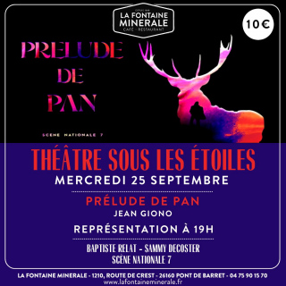 Prélude de Pan / Scène Nationale Sept