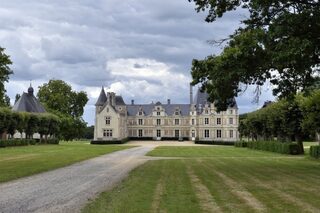 Visite libre du parc du château de la Lucinière et découverte des vaches nantais