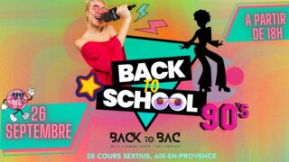 BACK to school : années 90