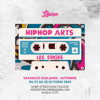 Stage Hip Hop Arts: Octobre 2024