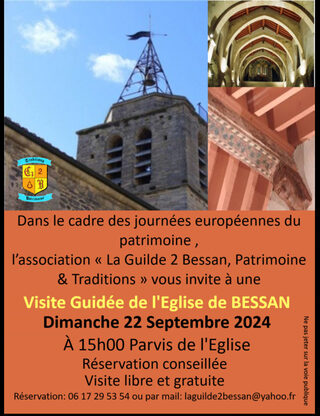 Visite guidée de l'église Saint-Pierre de Bessan