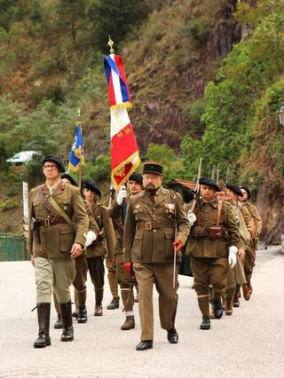 Visite commentée du Fort Maginot de la Frassinéa en tenue d'époque