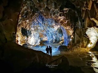 Visite de la grotte de Lombrives