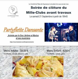 Soirée de clôture du Mille-Clubs avant travaux - à Haynecourt