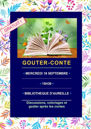 Goûter & conte à la bibliothèque d'Aureille