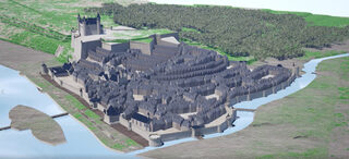 Reconstitution 3D de la muraille de Saumur