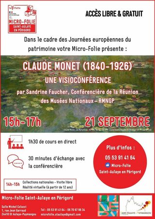 Visioconférence : « Claude Monet (1840-1926) »