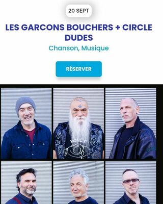 Punkrock show!
Circle Dudes & les garçons bouchers