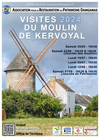 Visite guidée du moulin de Kervoyal