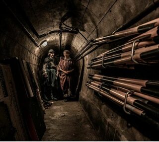 Visite des souterrains de l'ancien chalet de l'observatoire du puy de Dôme