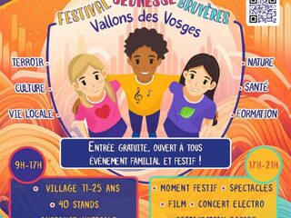 1ER FESTIVAL JEUNESSE BRUYÈRES VALLONS DES VOSGES !