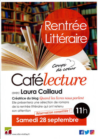 Café lecture Coups de Cœur / Rentrée Littéraire avec Laura Caillaud (Blog 