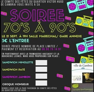 Soirée 70's à 90's 🪩🕺