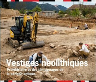 Journée Portes-Ouvertes Vestiges néolithiques Camp de Sarlier