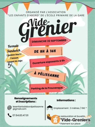 Vide-grenier des Enfants d'Abord