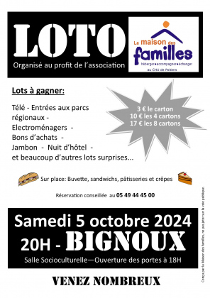 Loto 2024 de La Maison des Familles