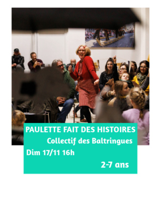 Paulette fait des histoires ! - Spectacle à la Barraca Zem - Lille