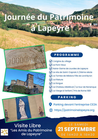 Visite commentée du patrimoine du village de Lapeyre