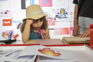 Atelier pour les enfants autour de la couleur