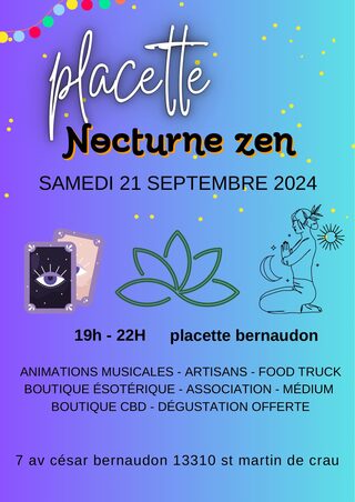 Placette nocturne zen