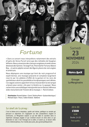 Fortune - Opéra rock