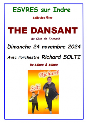 Thé dansant du CLUB DE L'AMITIE