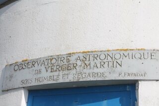 Visite de l'observatoire astronomique Pierre Fayadat