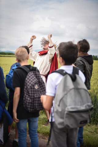 Visite théâtralisée de l'oppidum de Corent 