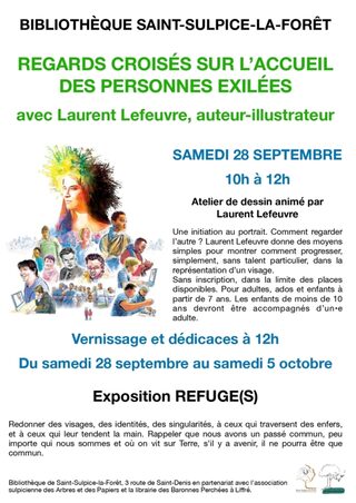 Exposition Refuge(s) à la bibliothèque