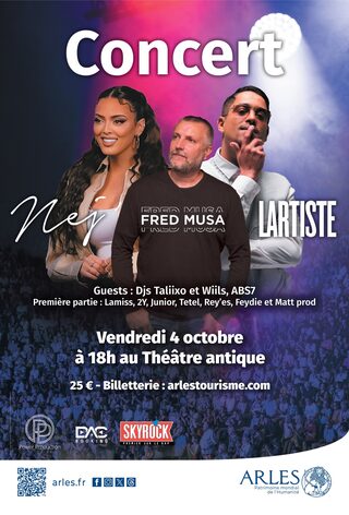 Lartiste et Nej' en concert au Théatre Antique