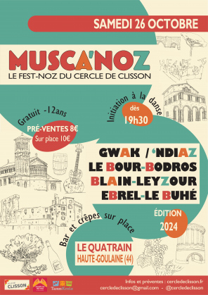 Musca’Noz - Le Fest-Noz du Cercle Celtique Olivier de Clisson