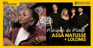 Assa Matusse + LolomisFestival Villes des Musiques du Monde 2024