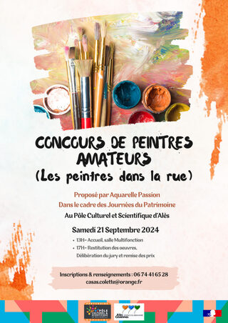 Concours de peintres amateurs : « Les peintres dans la rue »