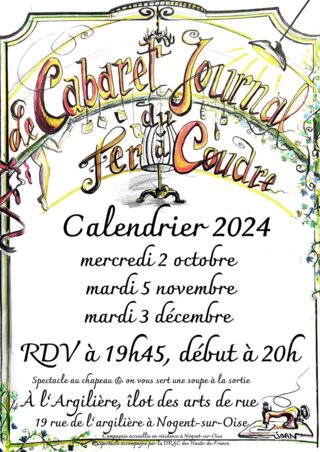 Spectacle | Le Cabaret Journal du Fer à Coudre