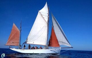 Visite du cotre pilote Minahouet II classé Monument Historique