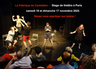 Stage improvisation théâtre week-end novembre Paris