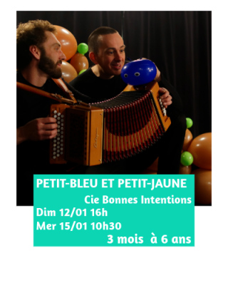 Petit-bleu et petit-jaune - Spectacle à la Barraca Zem - Lille