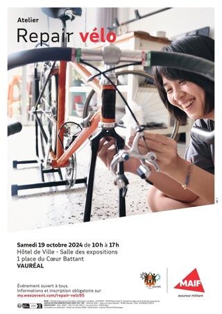 Repair Café Réparation Vélo à la Mairie de Vauréal