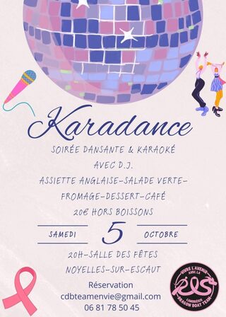 Karadance soirée dansante et karaoké avec DJ - Noyelles-sur-Escaut 🎤