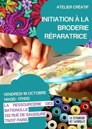 Initiation à la broderie réparatrice