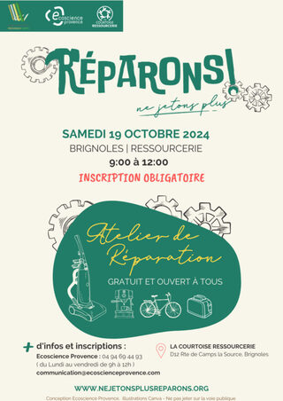 Réparons ! Atelier de réparation participatif