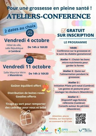 Atelier, Conférence pour une grossesse en pleine santé 🤰