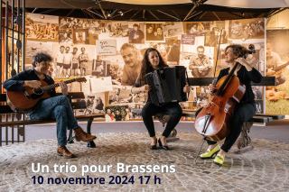 Un trio pour Brassens  et chansons du Québec par Céline Faucher