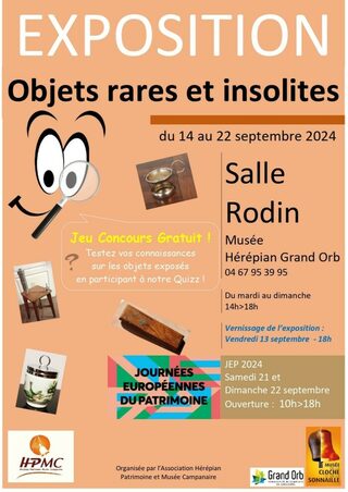 Exposition : « Objets rares et insolites » !