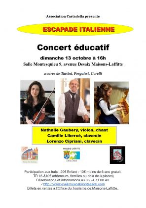 Concert éducatif - musique baroque italienne